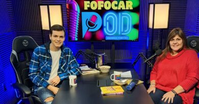 Anddreh Ponttez e Daniela Pires no Fofocar Pod(Divulgação)