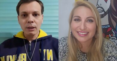 O jornalista Anddreh Ponttez e a Sensitiva Michele