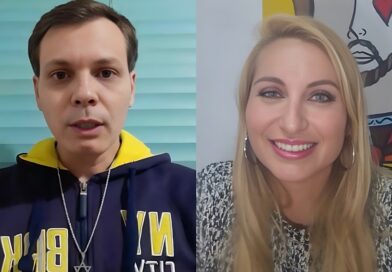 O jornalista Anddreh Ponttez e a Sensitiva Michele