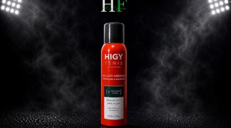 HF Pharma sai na frente da concorrência, conquista o mercado com o desodorante para os pés “Higy Tênis” e prepara campanha nacional com celebridades HF Pharma sai na frente da concorrência, conquista o mercado com o desodorante para os pés “Higy Tênis” e prepara campanha nacional com celebridades