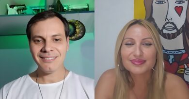 Em nova live, Michele Sensitiva traz previsões para o Brasil e políticos em geral O jornalista Anddreh Ponttez e a Sensitiva Michele