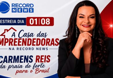 Carmen Reis estreia em reality show da Record News em agosto